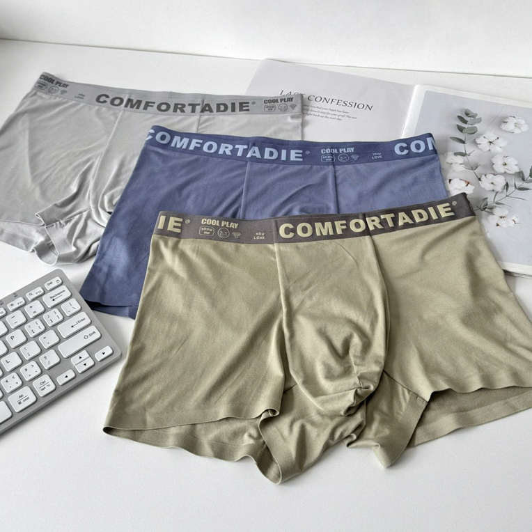 男士中腰舒适内裤极细莫代尔材质三条装，不退换！6102A