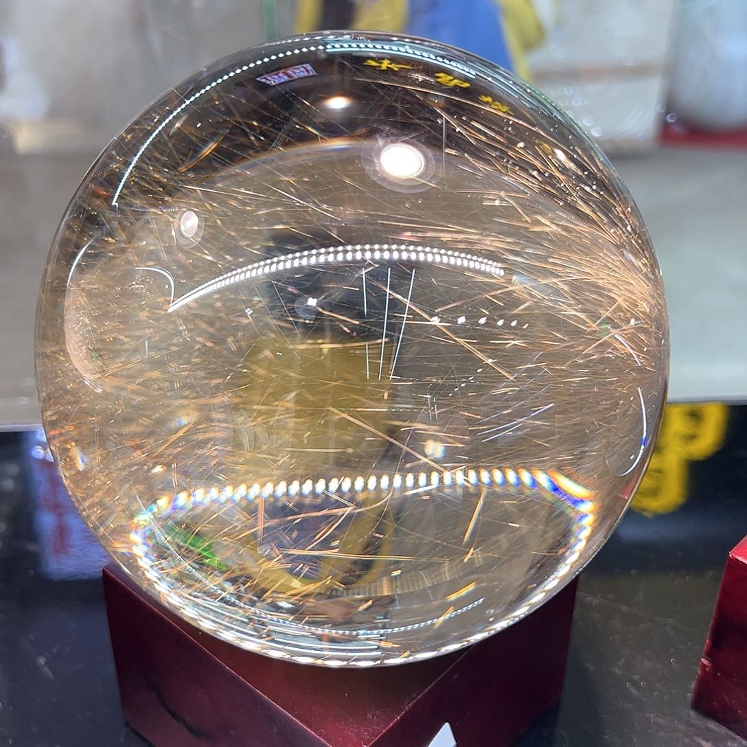 水晶水晶球摆件未镶嵌