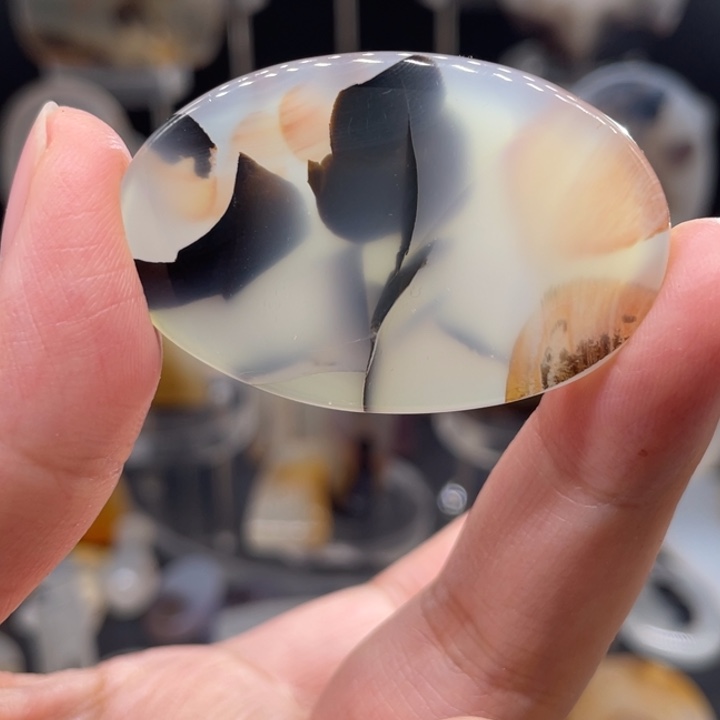 玛瑙/玉髓合金珠宝半成品