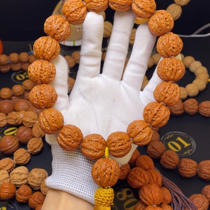 贺***人文玩核桃手串西瓜元宝