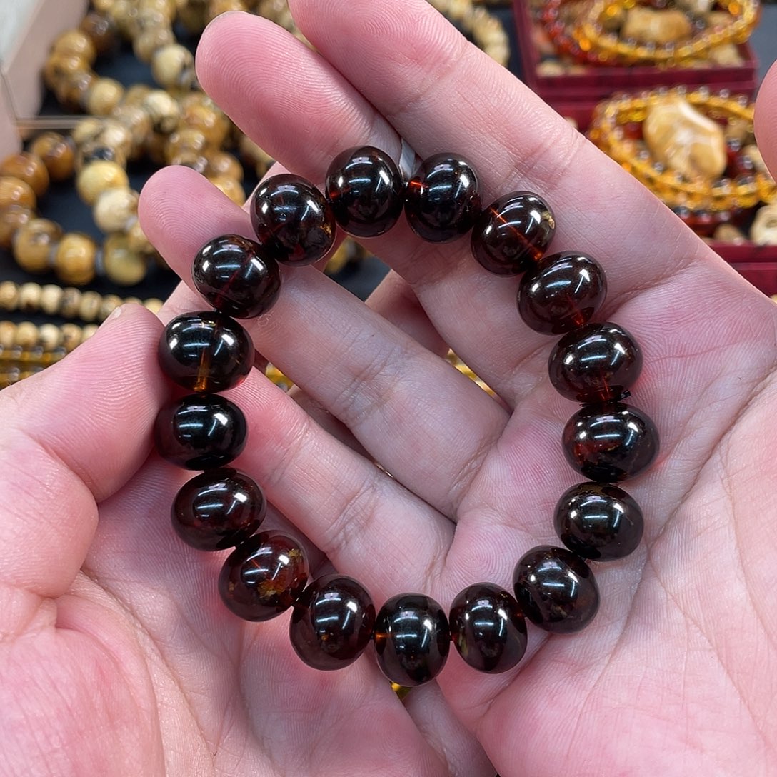 K***i琥珀未镶嵌裸石13mm血