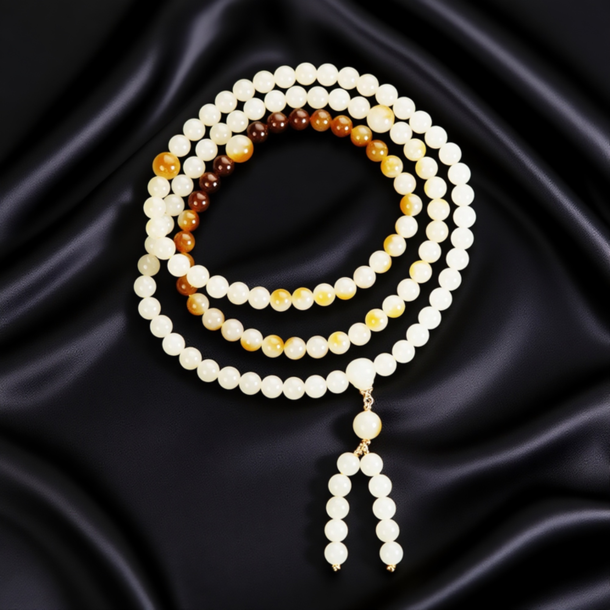 新疆且末金山糖白手链