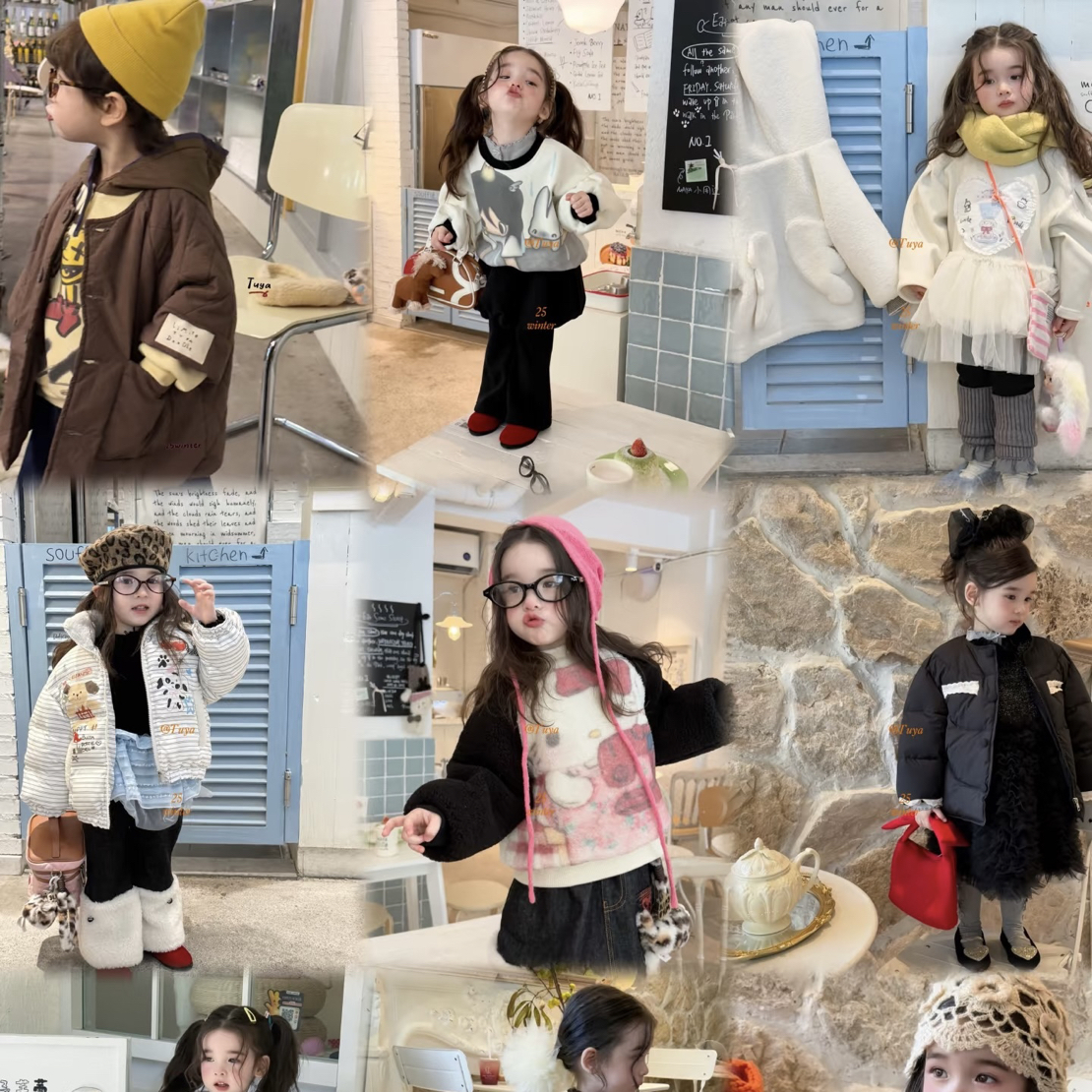 秋冬棉衣扣号链接