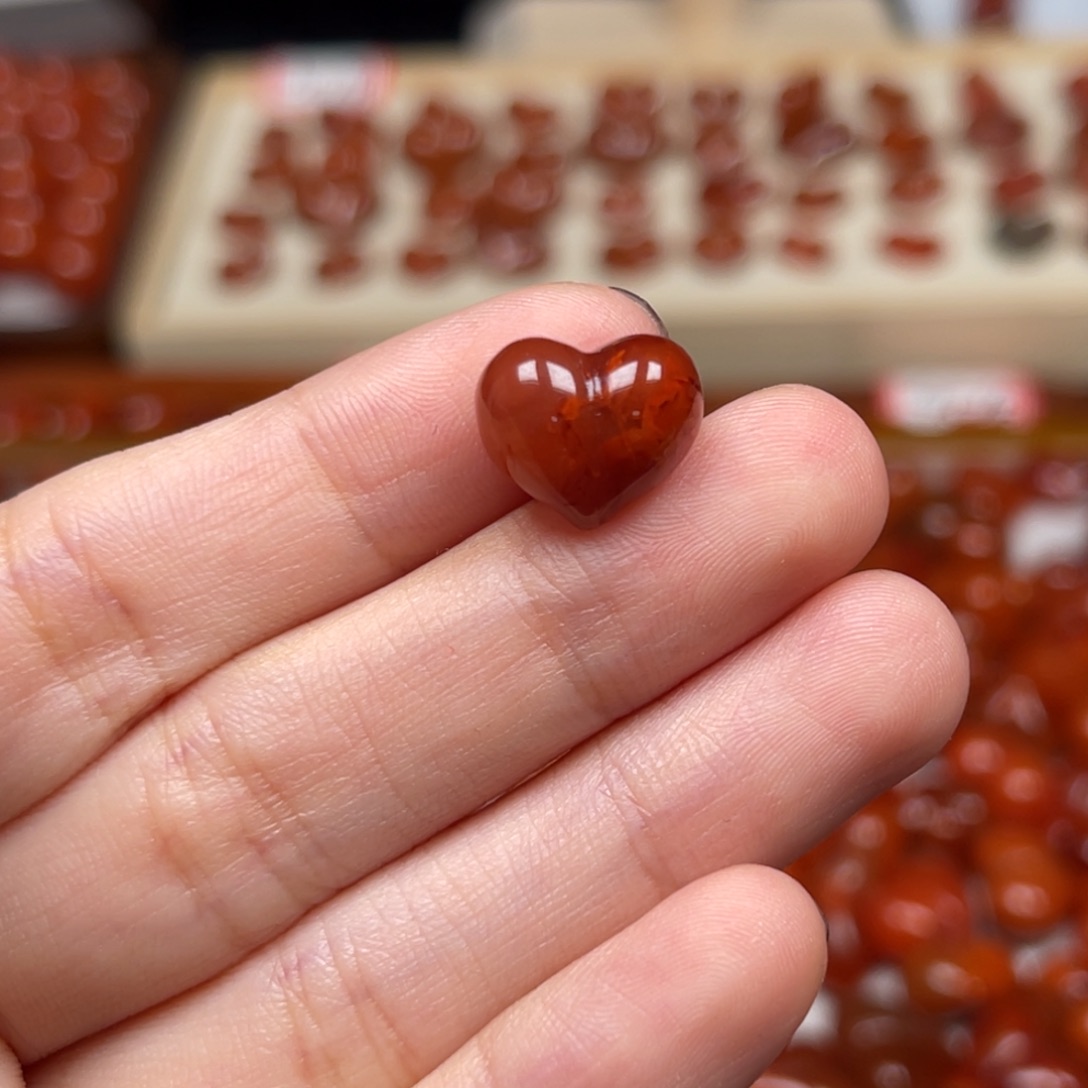 木***ⁱ南红玛瑙未镶嵌吊坠(不含链)