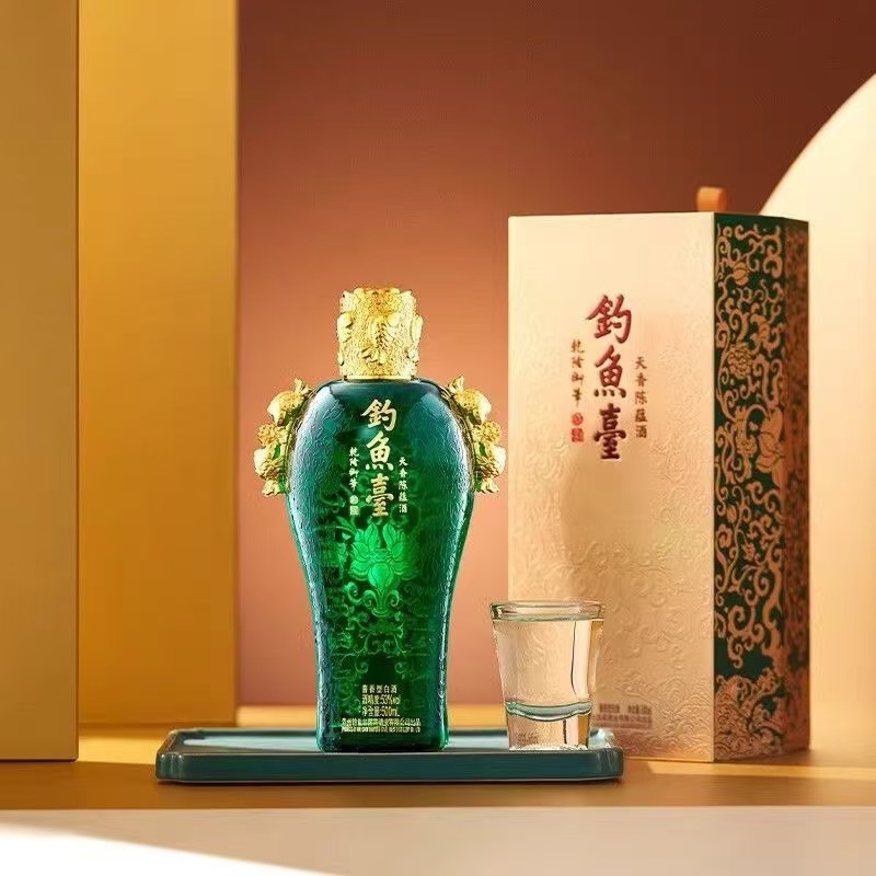 钓鱼台天香陈蕴 酱香型白酒53度500ml