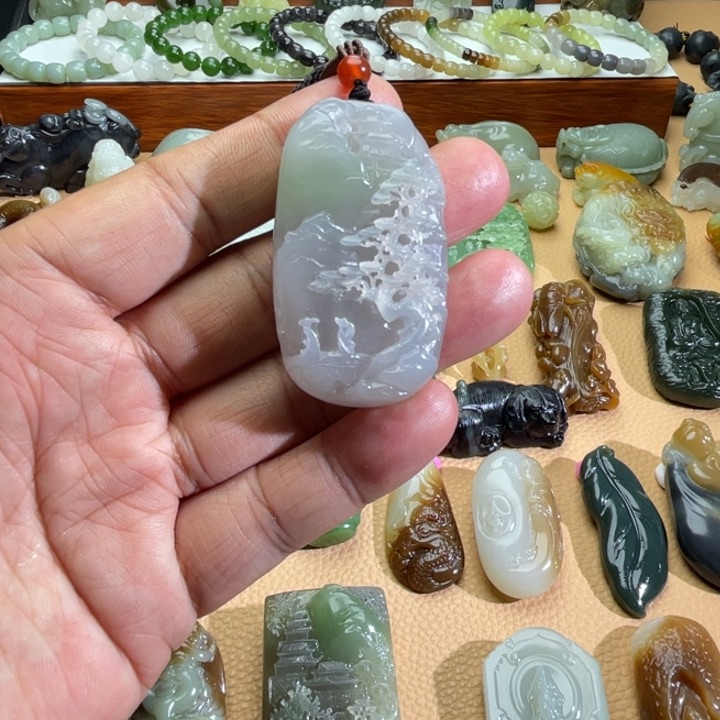 和田玉颈饰未镶嵌定制款