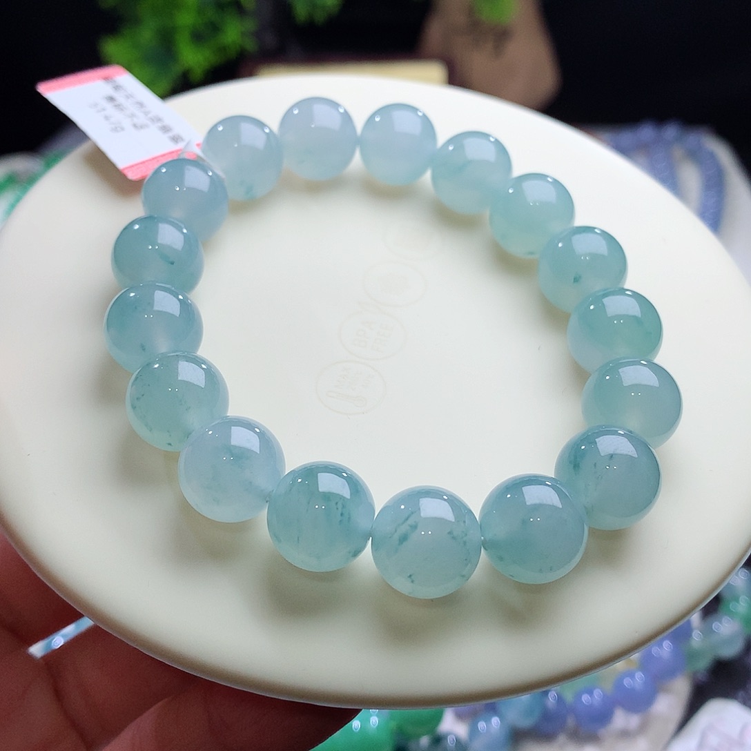未镶嵌手串翡翠卡12mm