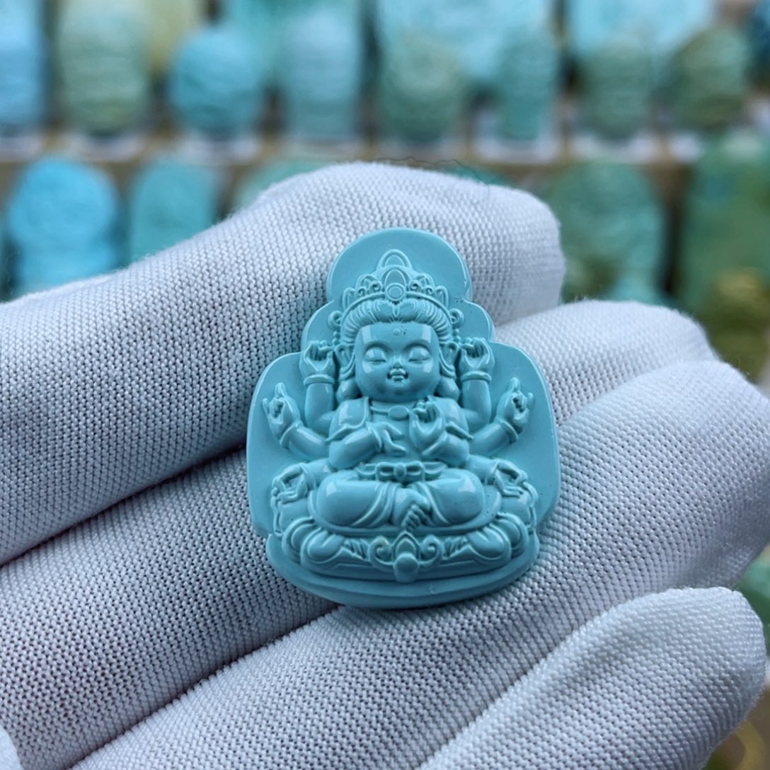 绿松石未镶嵌珠宝奇石