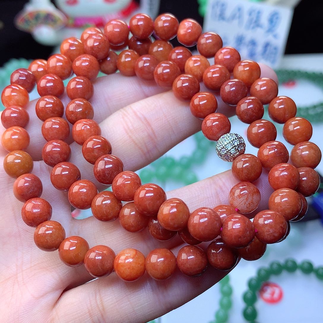翡翠毛衣链未镶嵌