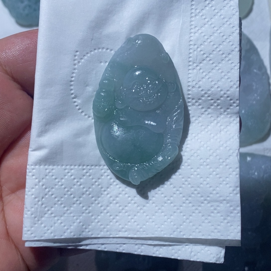 未镶嵌定制翡翠志*缅甸天然翡翠A货佛