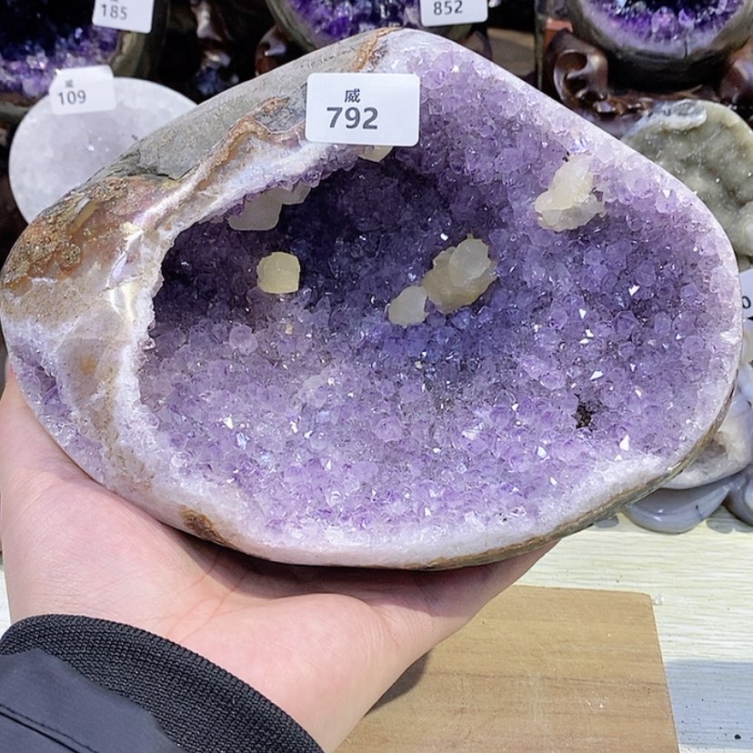 【闪购商品】水晶天然水晶摆件方解石未镶嵌