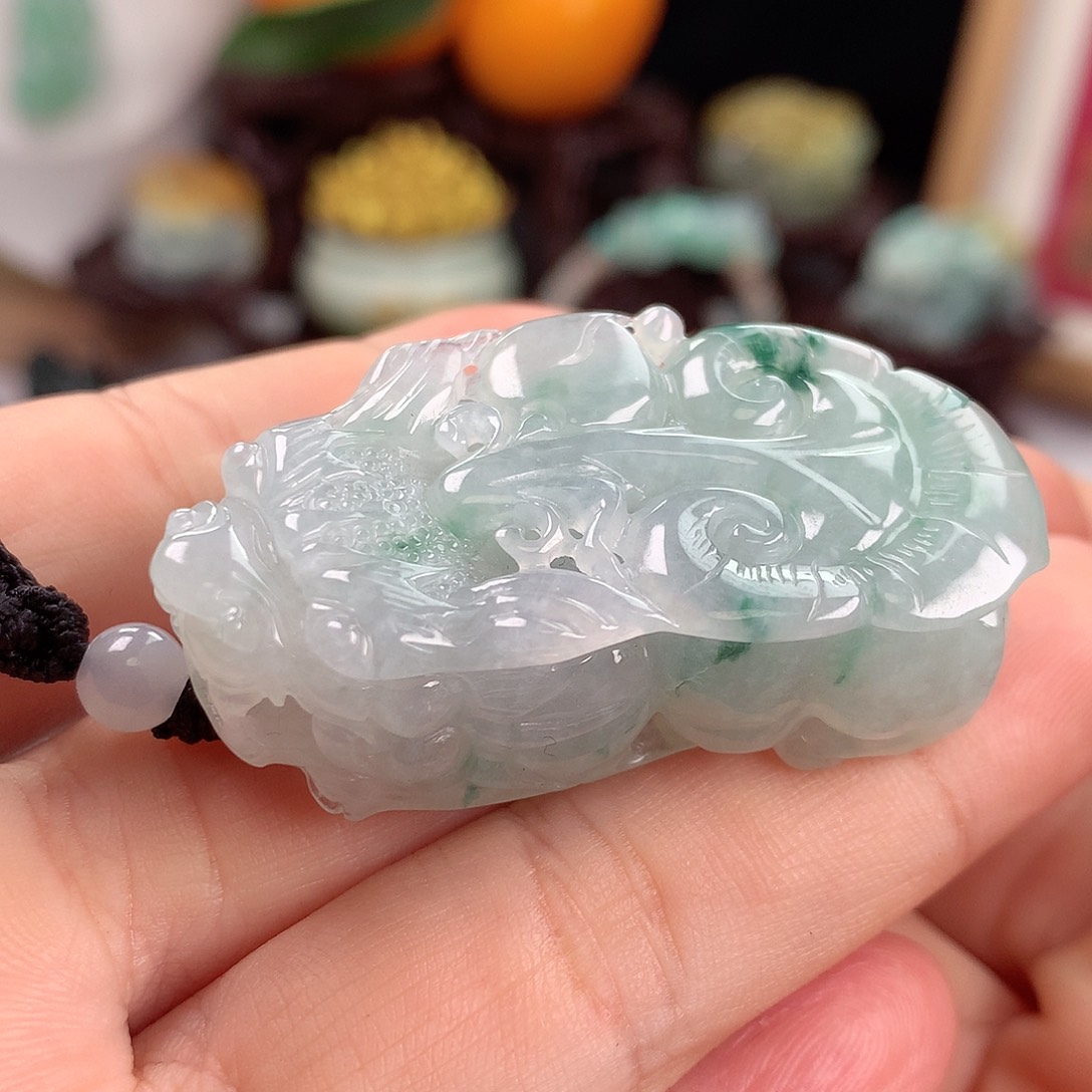 【闪购商品】翡翠颈饰未镶嵌翡翠貔貅