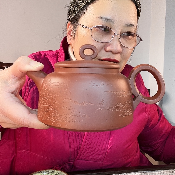紫泥茶壶作品欣赏