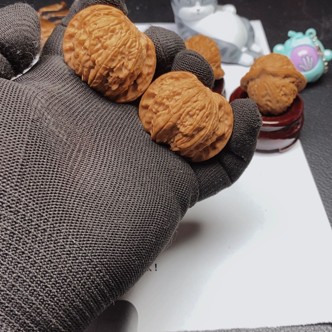 文玩核桃把件荣****记A1689磨盘41.5