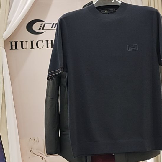 1498男休闲羊毛衫。