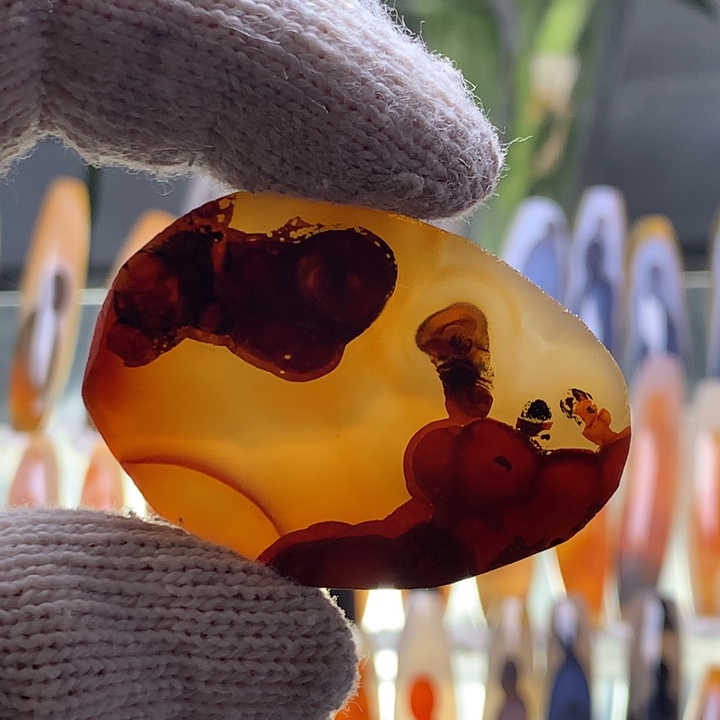 未镶嵌玛瑙/玉髓珠宝半成品150