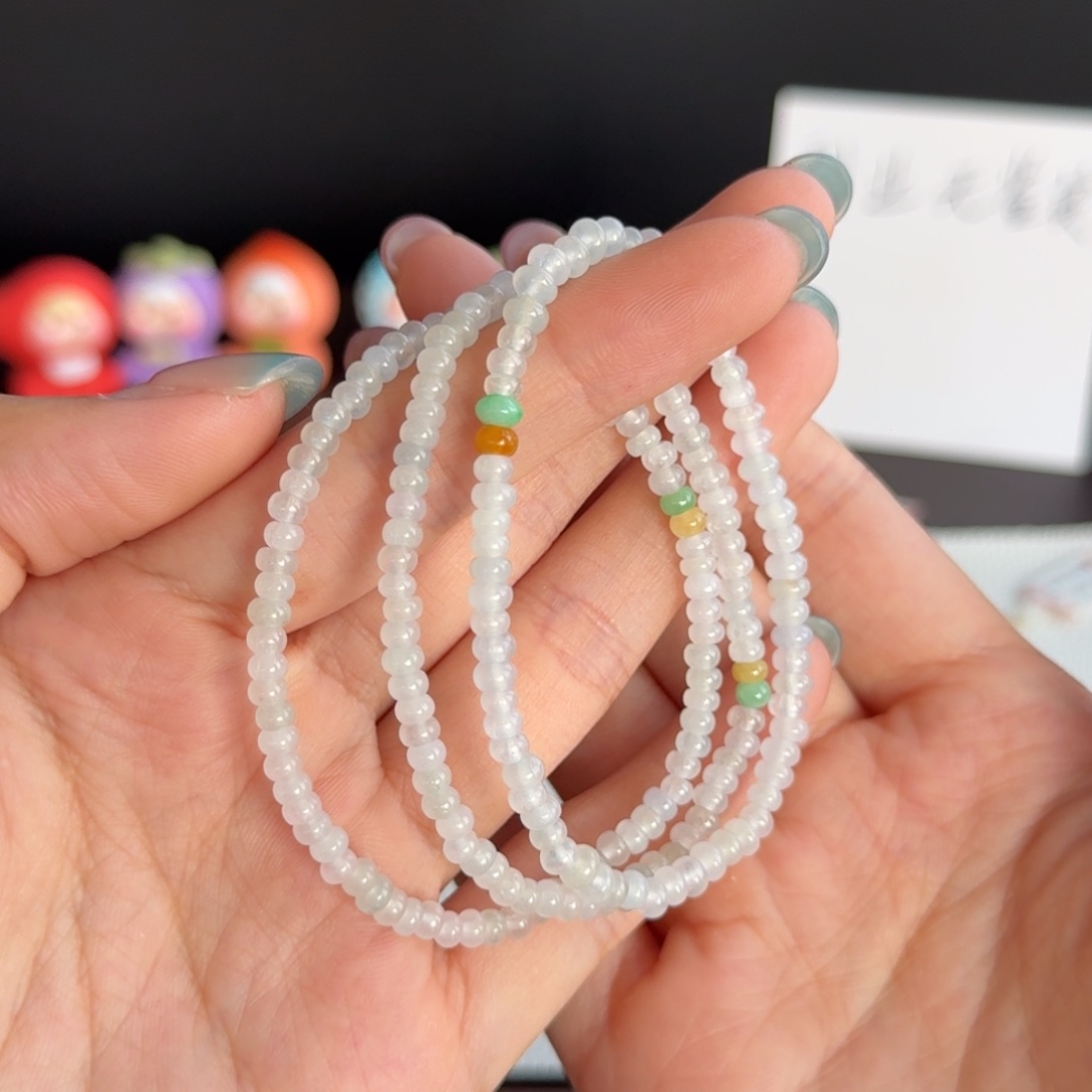 翡翠未镶嵌手串183号买断多样性发一