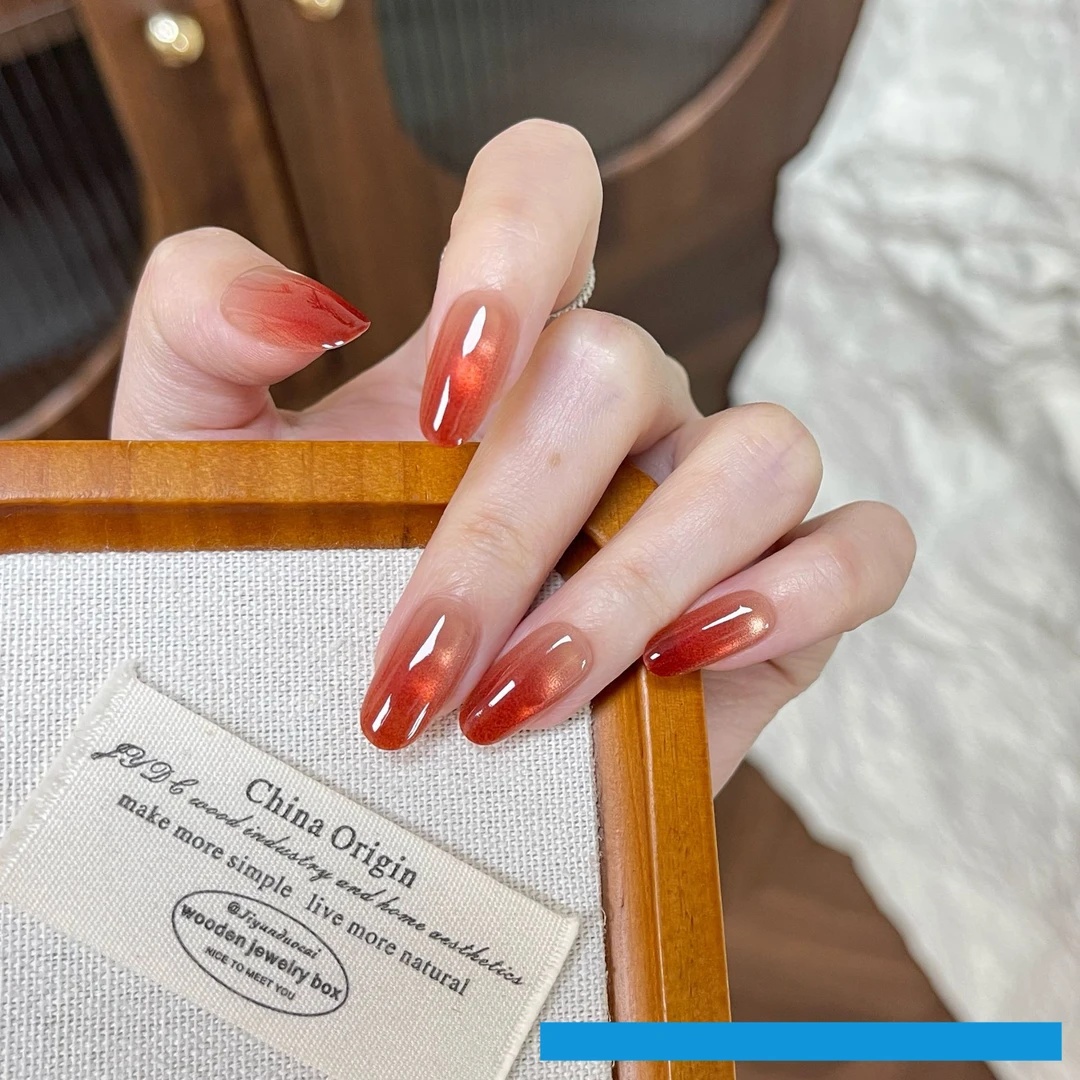 【焦糖渐变】焦糖渐变显白日常穿戴甲秋冬款美甲