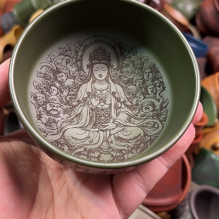 紫砂茶杯全手工紫砂主人杯