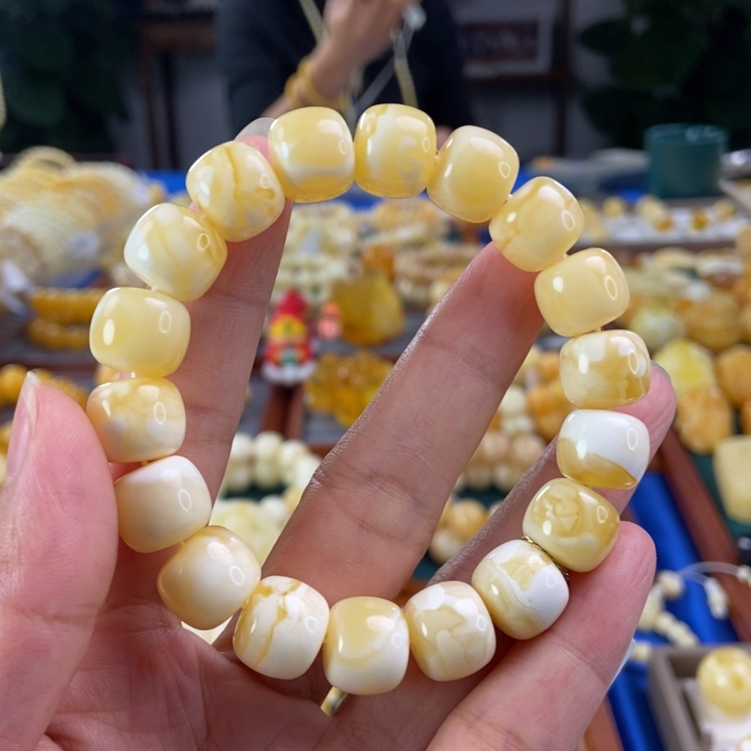 琥珀手链未镶嵌12老型21.73