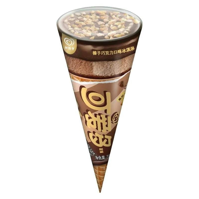 可爱多榛子巧克力口味冰淇淋73G网红雪糕