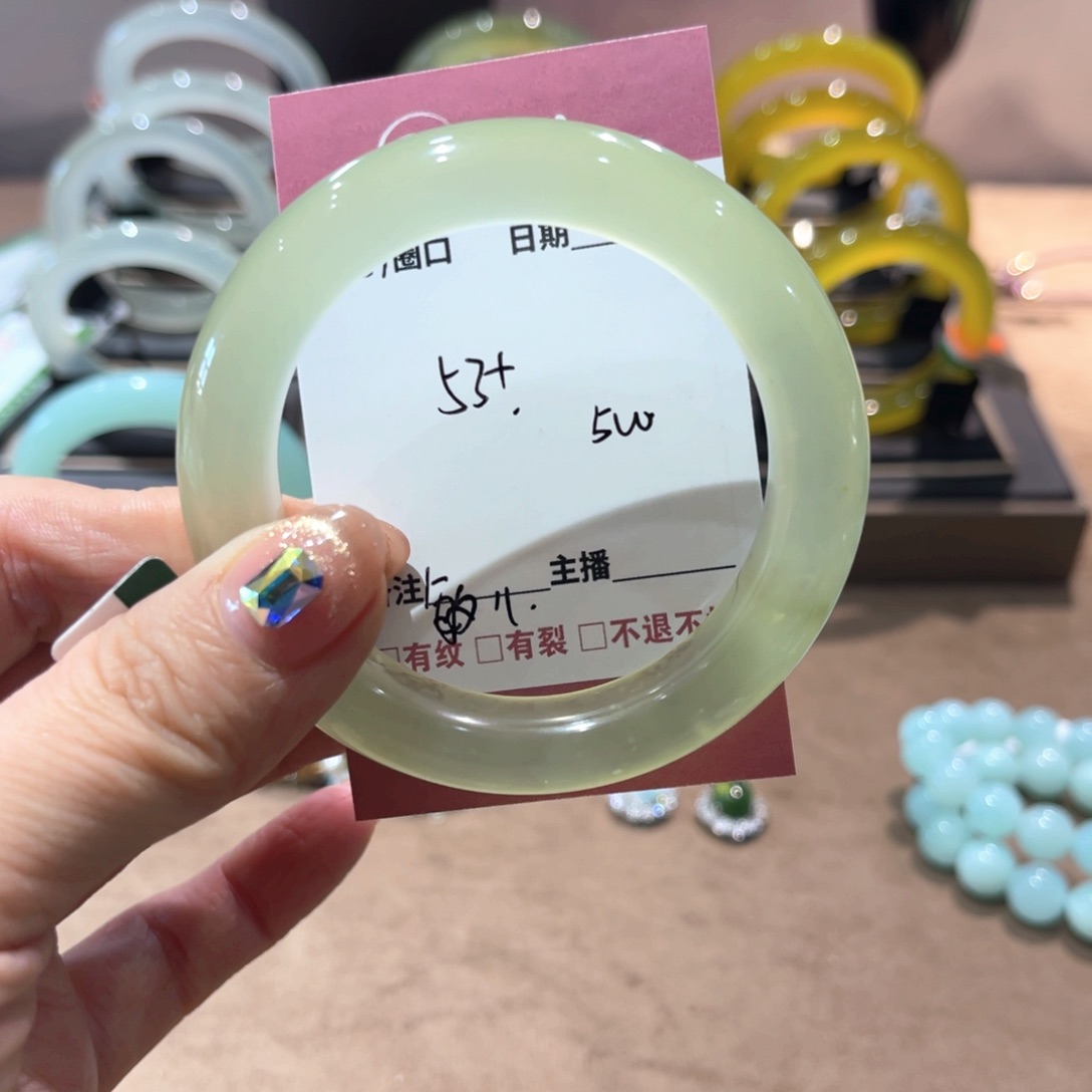 蛇纹石玉手链未镶嵌敏***运