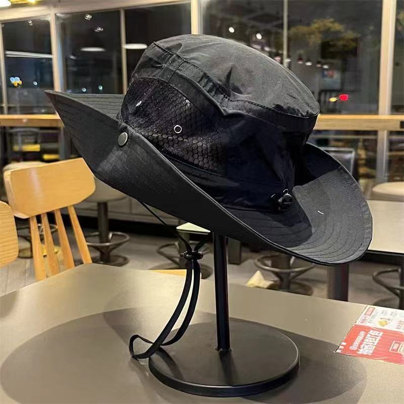 渔夫帽夏季运动帽泰式木耳边遮阳帽帽子休闲秋季