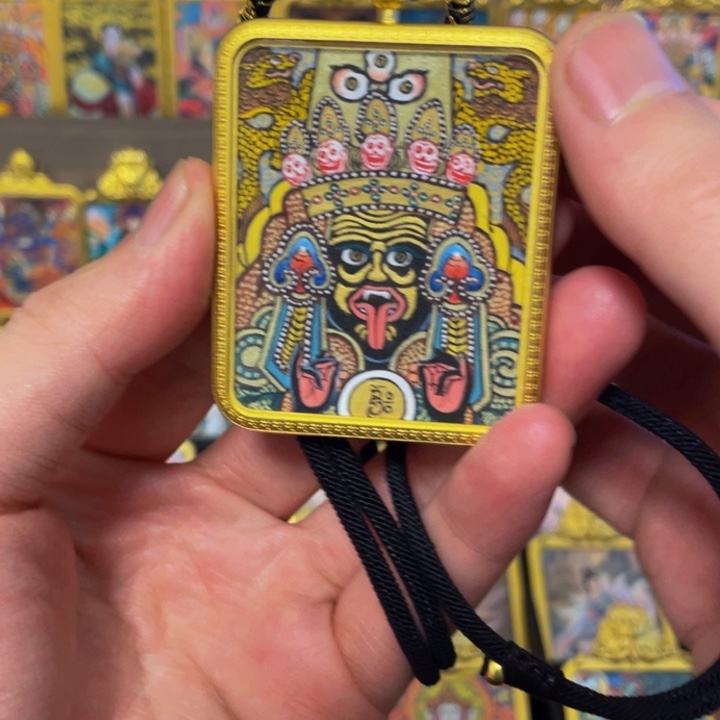 吊坠炸****.扎基拉姆唐卡