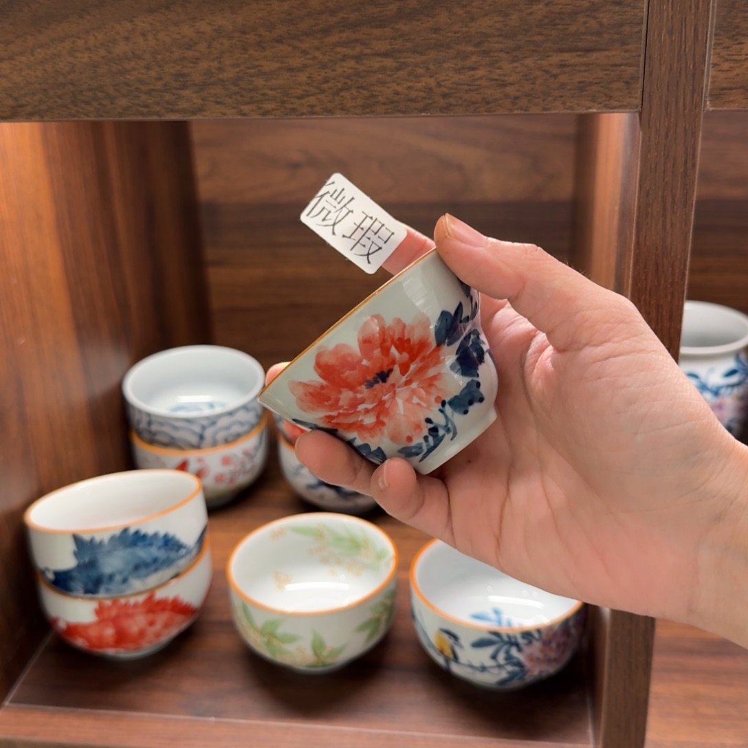 釉下彩纯手绘微瑕