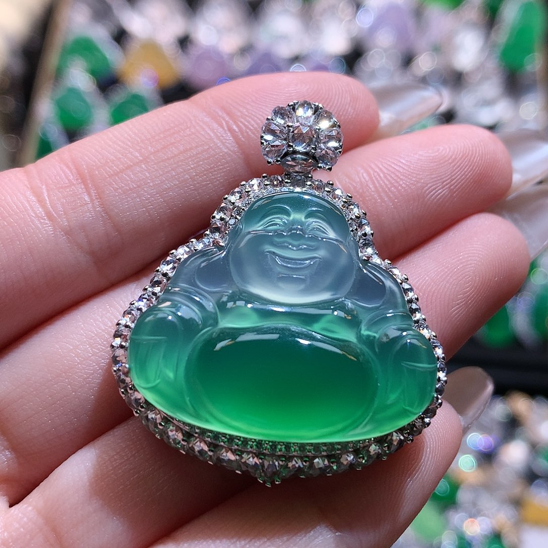 玛瑙/玉髓颈饰银S925镶嵌