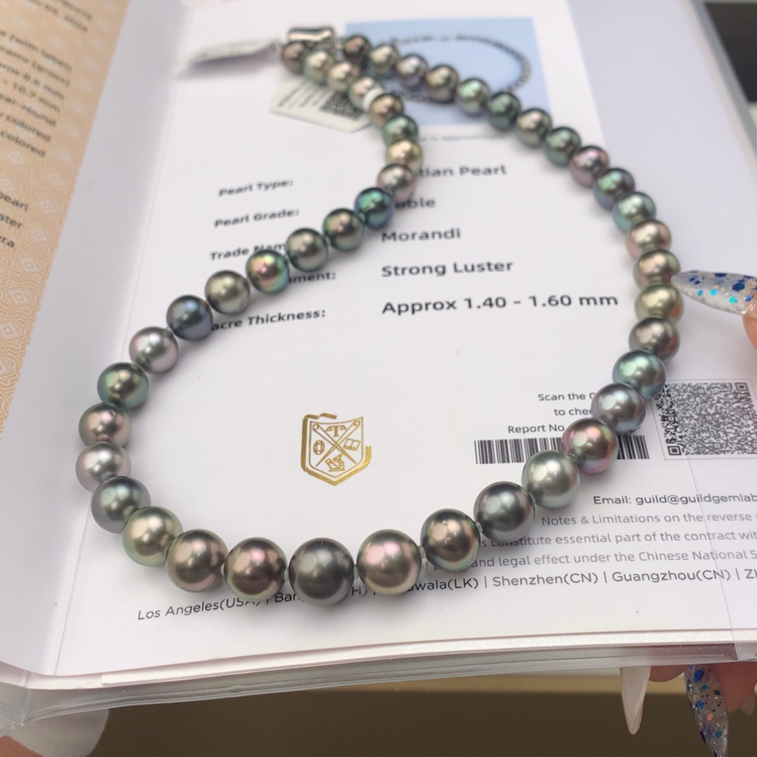 海水珍珠颈饰银S925镶嵌