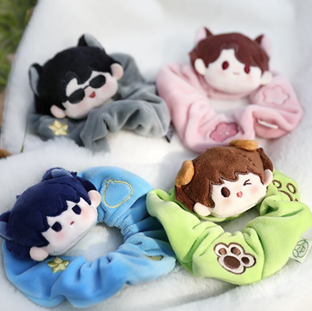 DMBJ【发圈】盗墓笔记正版歪瓜绒绒公仔毛绒发圈