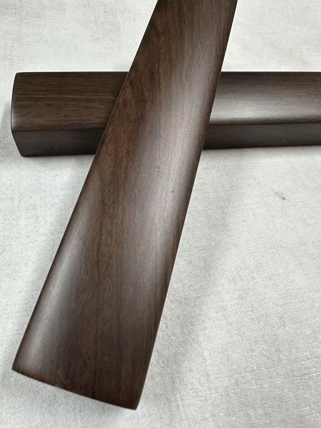 黑檀木素面书法镇尺镇纸压纸木神器文房用品