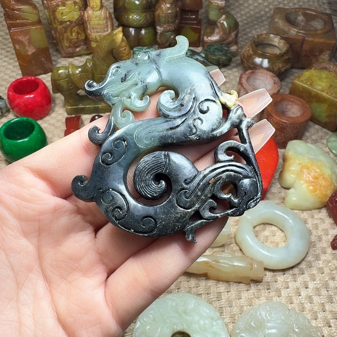 白玉菩提吊坠挂件