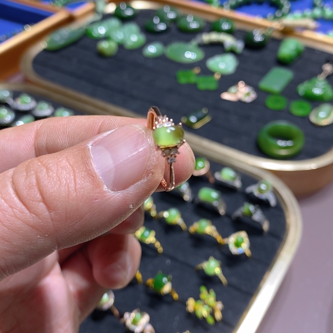 和田玉（碧玉）颈饰银S925镶嵌?****?