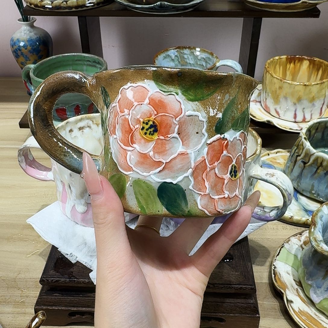 陶摆件哈哈哈给哈