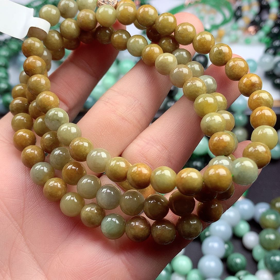 翡翠颈饰未镶嵌项链