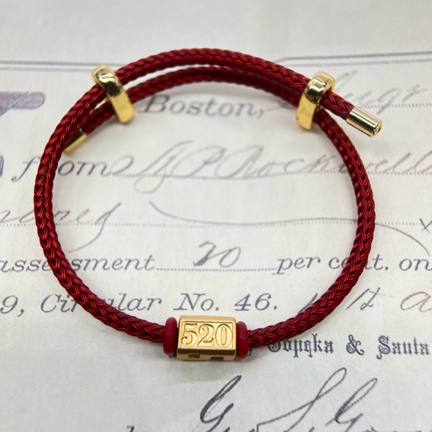 足金饰品/520手绳情人节礼物送男友送女友（赠合金手绳）/B122520/h