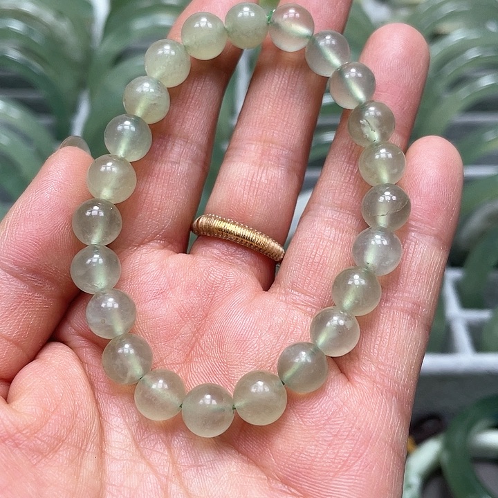 蛇纹石玉手链未镶嵌