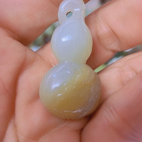 和田玉（白玉）挂件未镶嵌