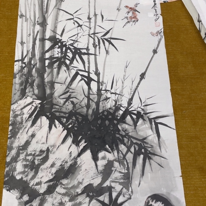 国画江*绘画作品老师四尺6666