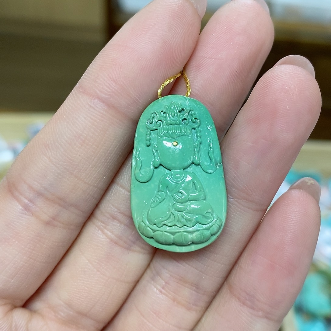 绿松石珠宝奇石未镶嵌