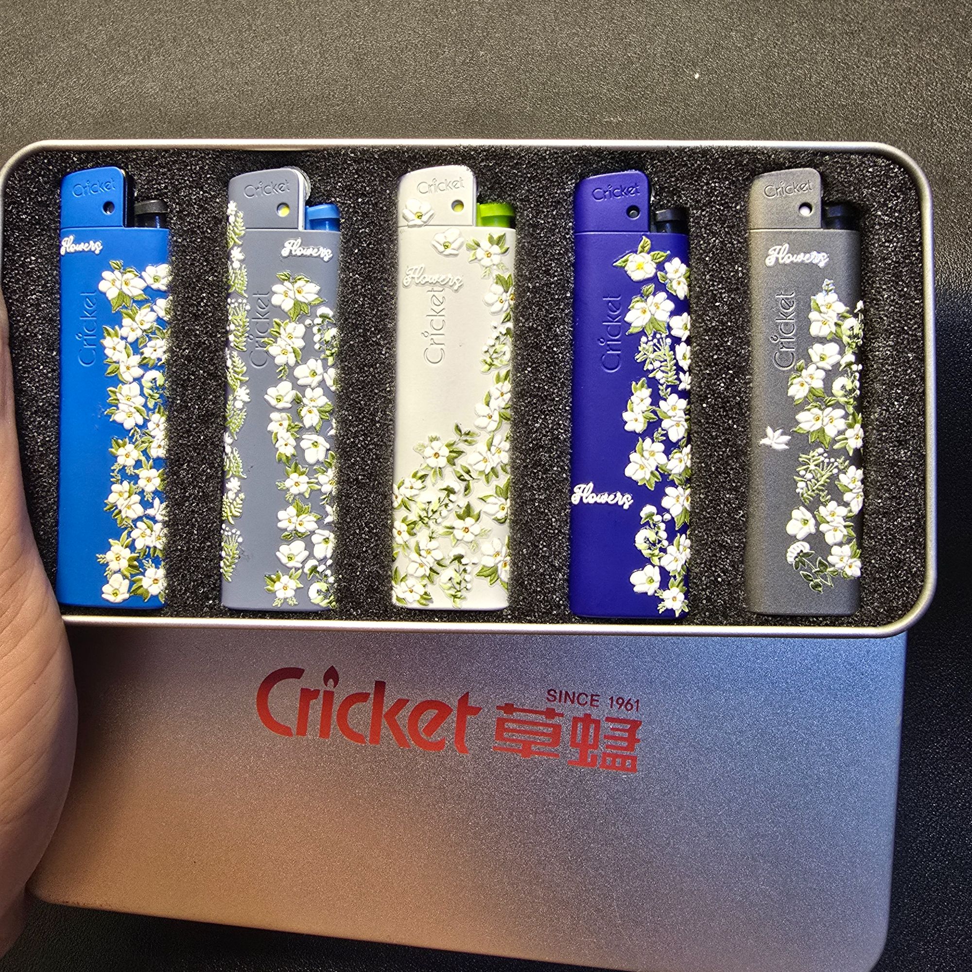 送君茉莉愿君莫离艺术手作系列Cricket草蜢原装进口一次性打火机