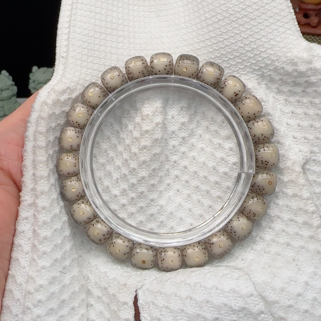 星月菩提手串白冰糖月朗星稀9*8