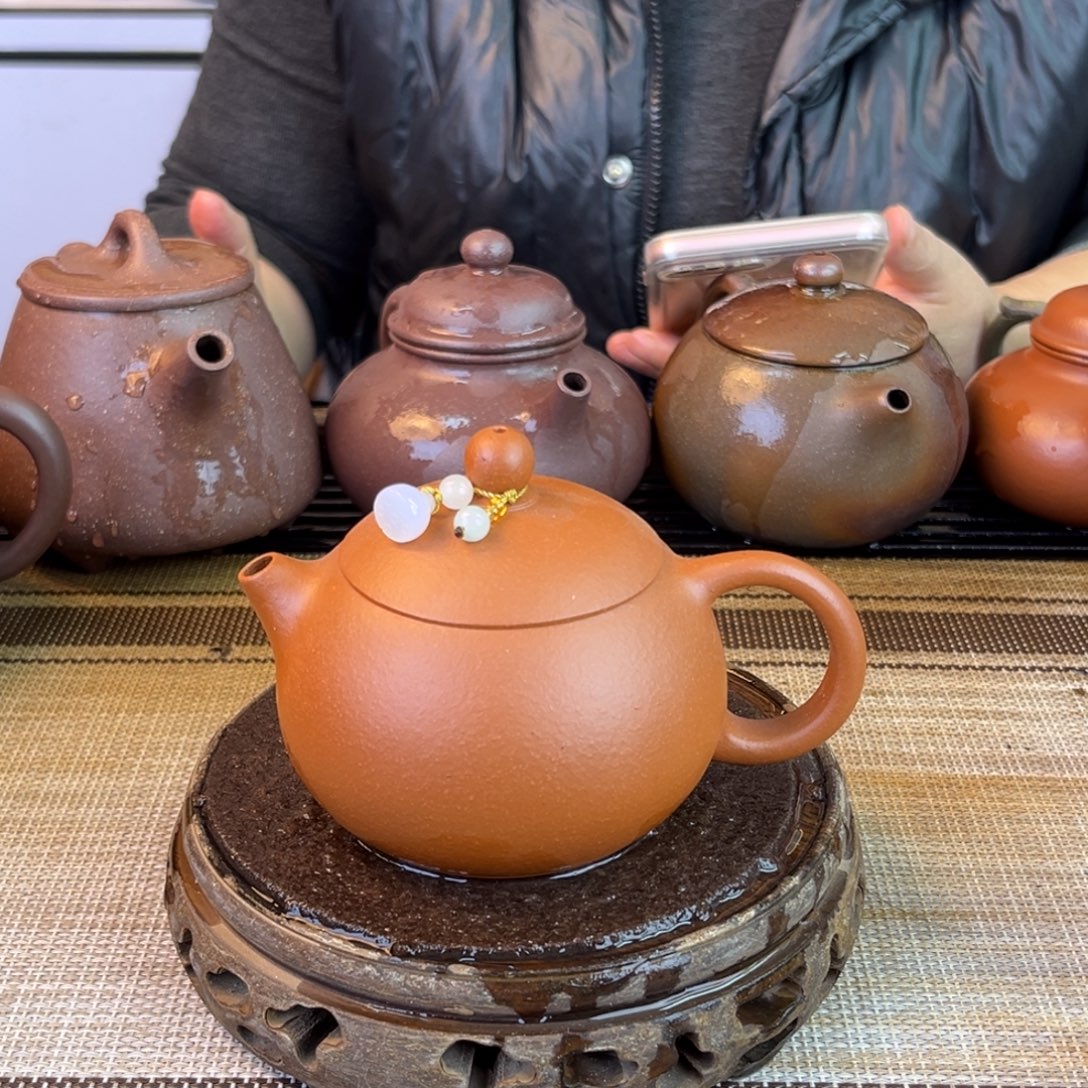 紫砂茶壶小红泥220cc