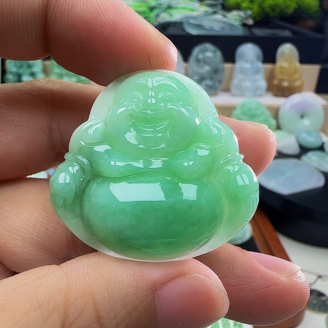 ****妹翡翠未镶嵌吊坠(不含链)