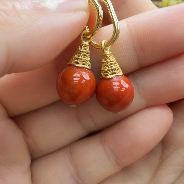 南红玛瑙银S925镶嵌珠宝奇石