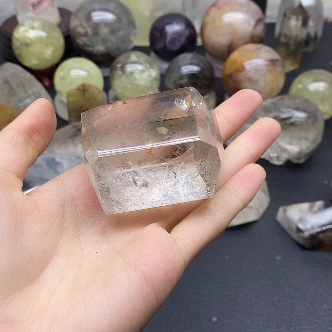 水晶珠宝半成品未镶嵌108水晶石