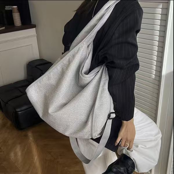 M中号双肩包！托特包水洗时尚大包包布包韩版韩式风拉链单肩包