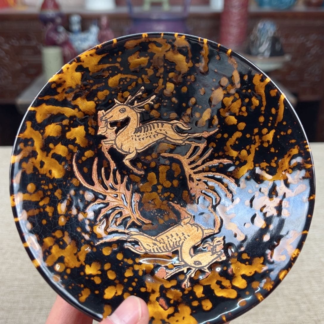 瓷片正能量陶瓷艺术品